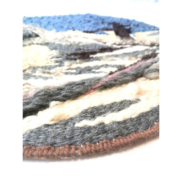 Rug Hooking Display Nature Scene Vintage 1970s - Picture 4 of 7